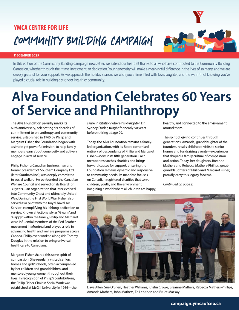 December 2025 Capital Campaign Newsletter